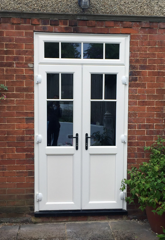French Doors with top light