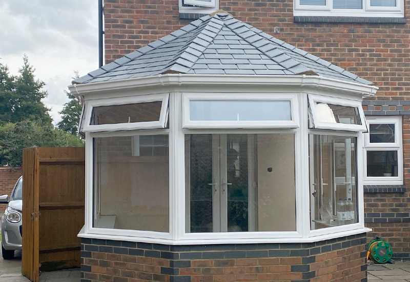 Alternative to Glass Polcarbonite conservatory roofing