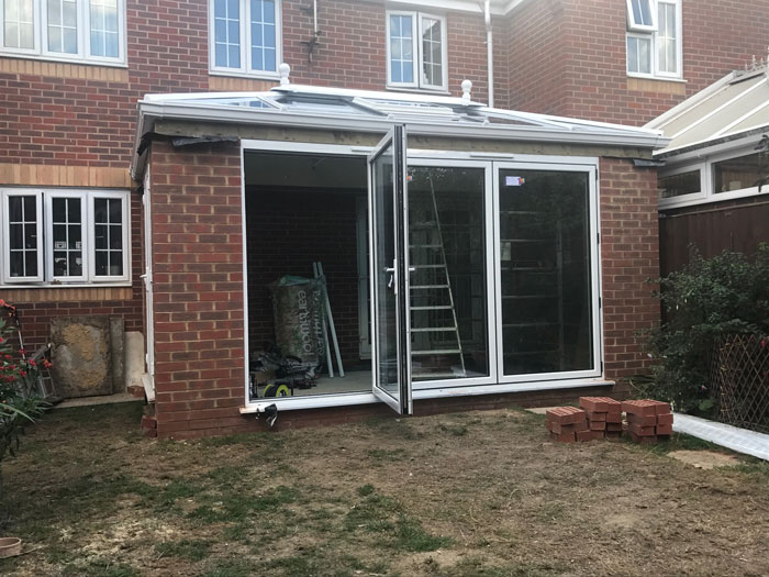 New conservatory build in Chelmsford